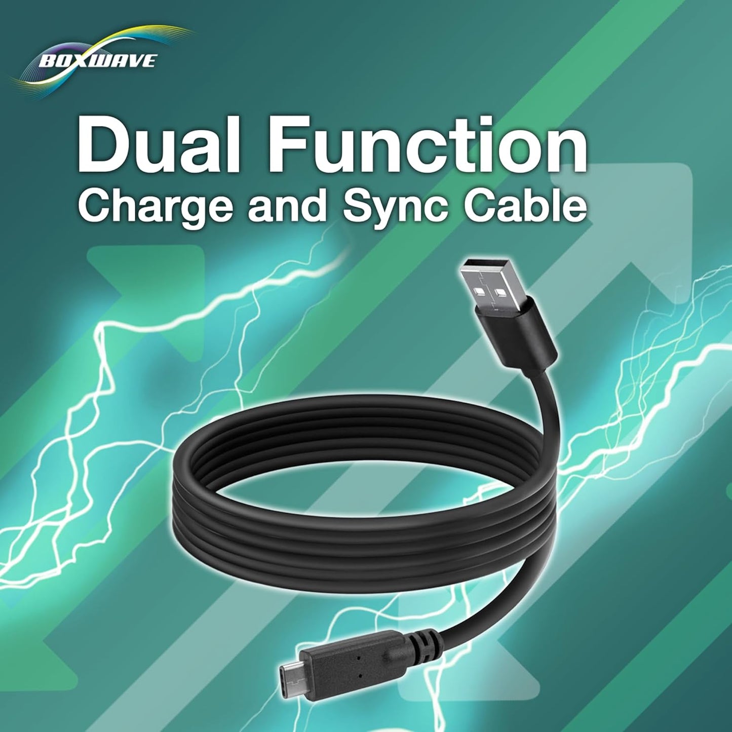 BoxWave MP3 (2.4 3.0 3.1 6ft Cable Compatible with Safuciiv Player in) - DirectSync - USB A to USB Type C, USB C Charge