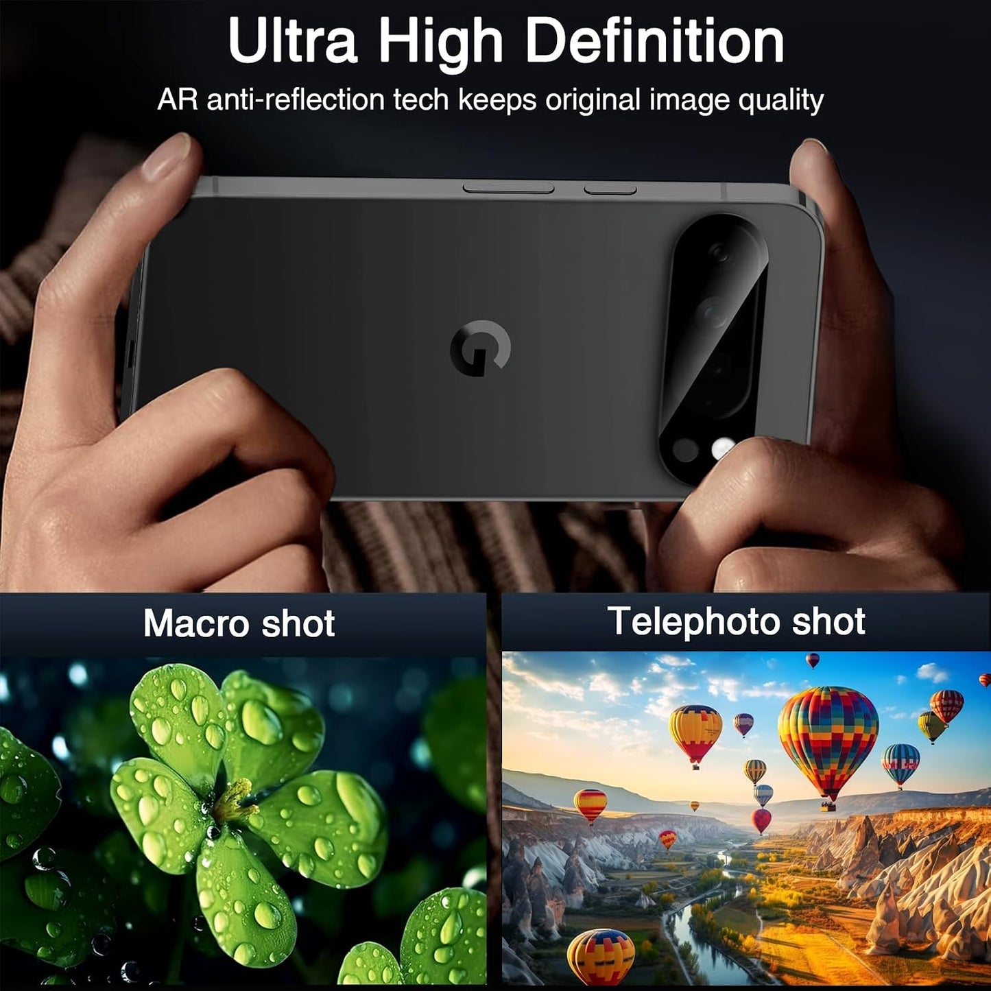 4 Pack 10 9H Wiaocit Tempered Glass Camera Lens Protector for Google Pixel Pro XL, Hardness, Anti-Scratch, Case