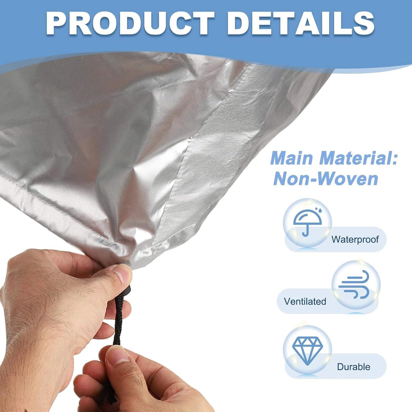 19.69 Inch 1Pcs PATIKIL Printer Dust Cover Case, Water Proof Static Free Polyester Protective Cover Jacket for Various