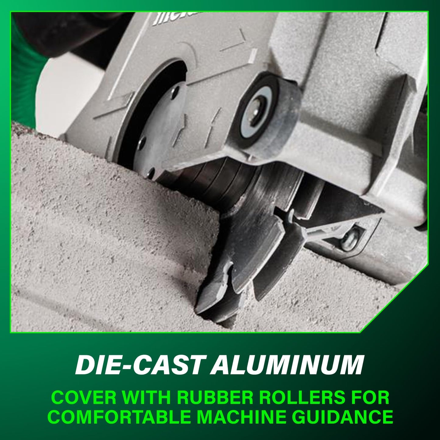Metabo HPT MFE 40 Wall Chaser For Concrete, 5-Inch Cutting Disc, 15 Amps, High-Power Drive System, Tacho-Constamatic Electronics, Dust Protection, Torque Limiting Clutch, Made in Germany, 646040620