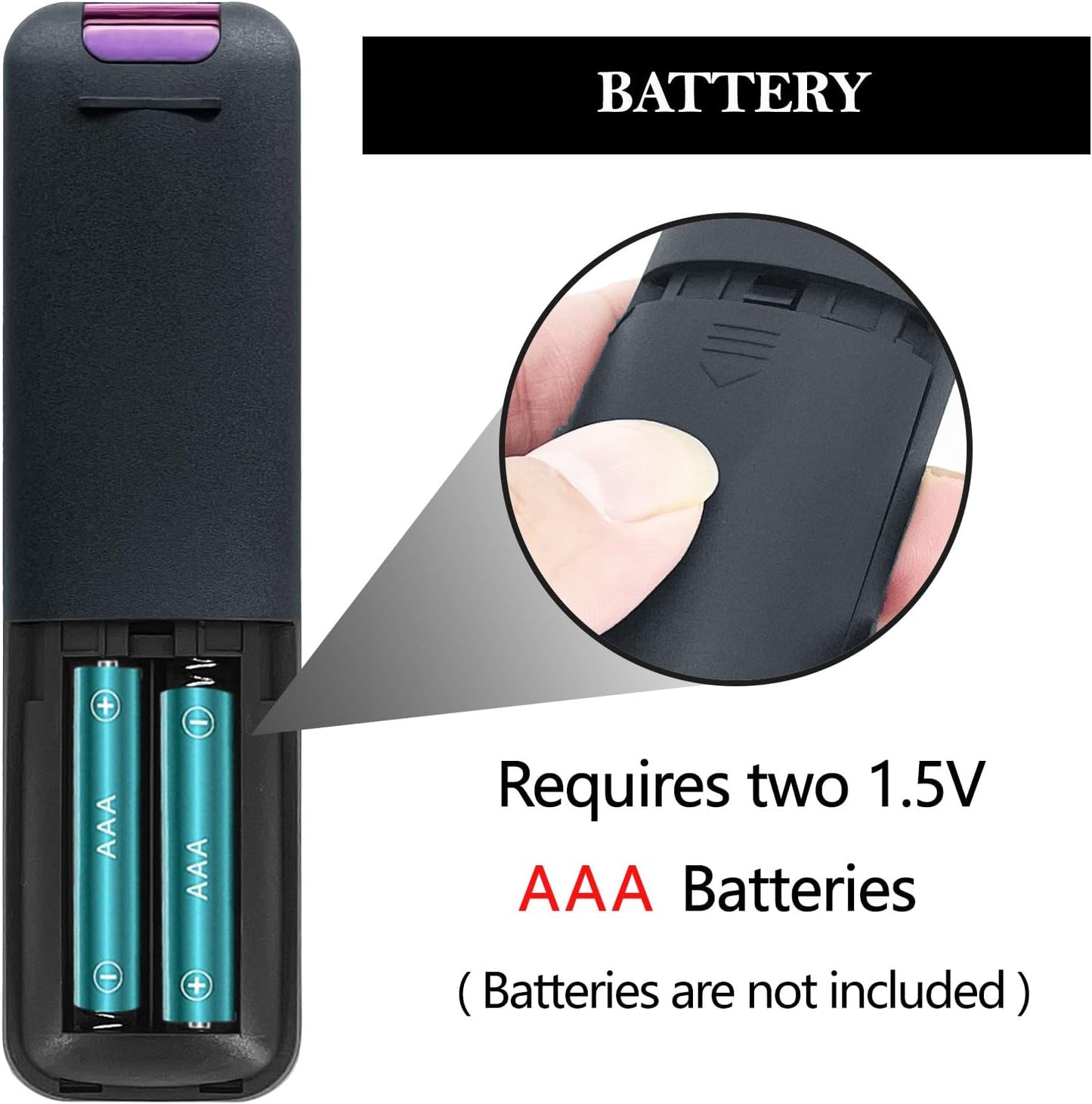 KhotIlong H1 Replacement Remote for Mini Projector,Compatible with HAPPRUN Projector.