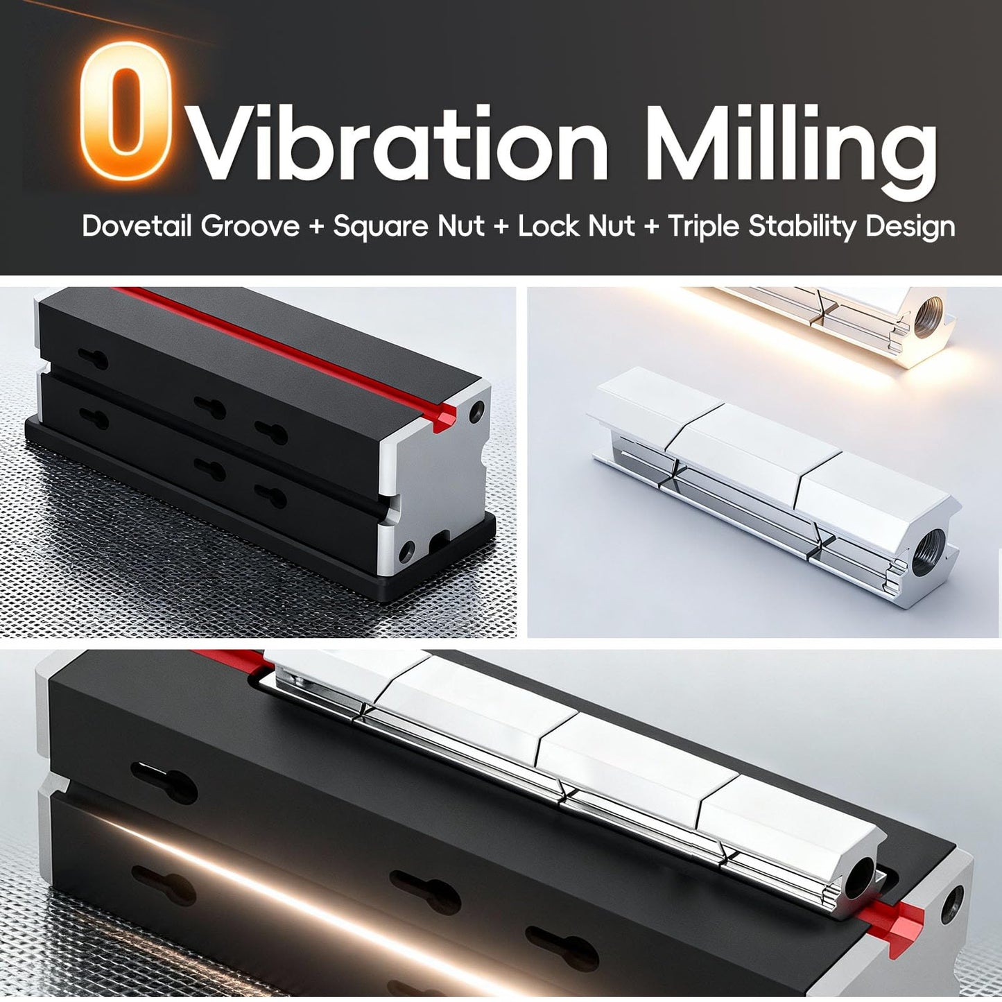 AcmeFlare Mini Milling Machine, Electroplated Metal 36W 20000rpm 3-Axis 0.02mm Precision DIY Vertical Mill for Metal Wood Plastic Machining