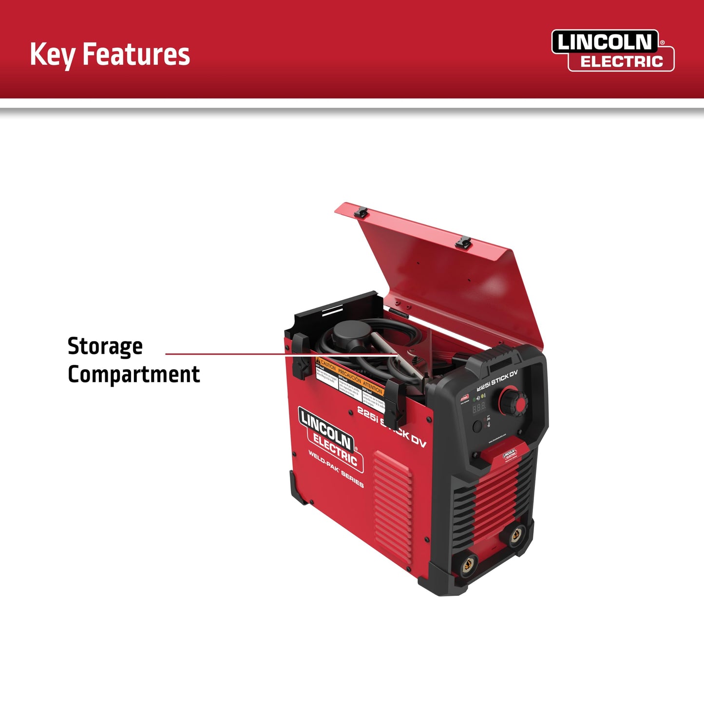 Lincoln Electric Weld-Pak 225i Stick Welder, Dual Voltage