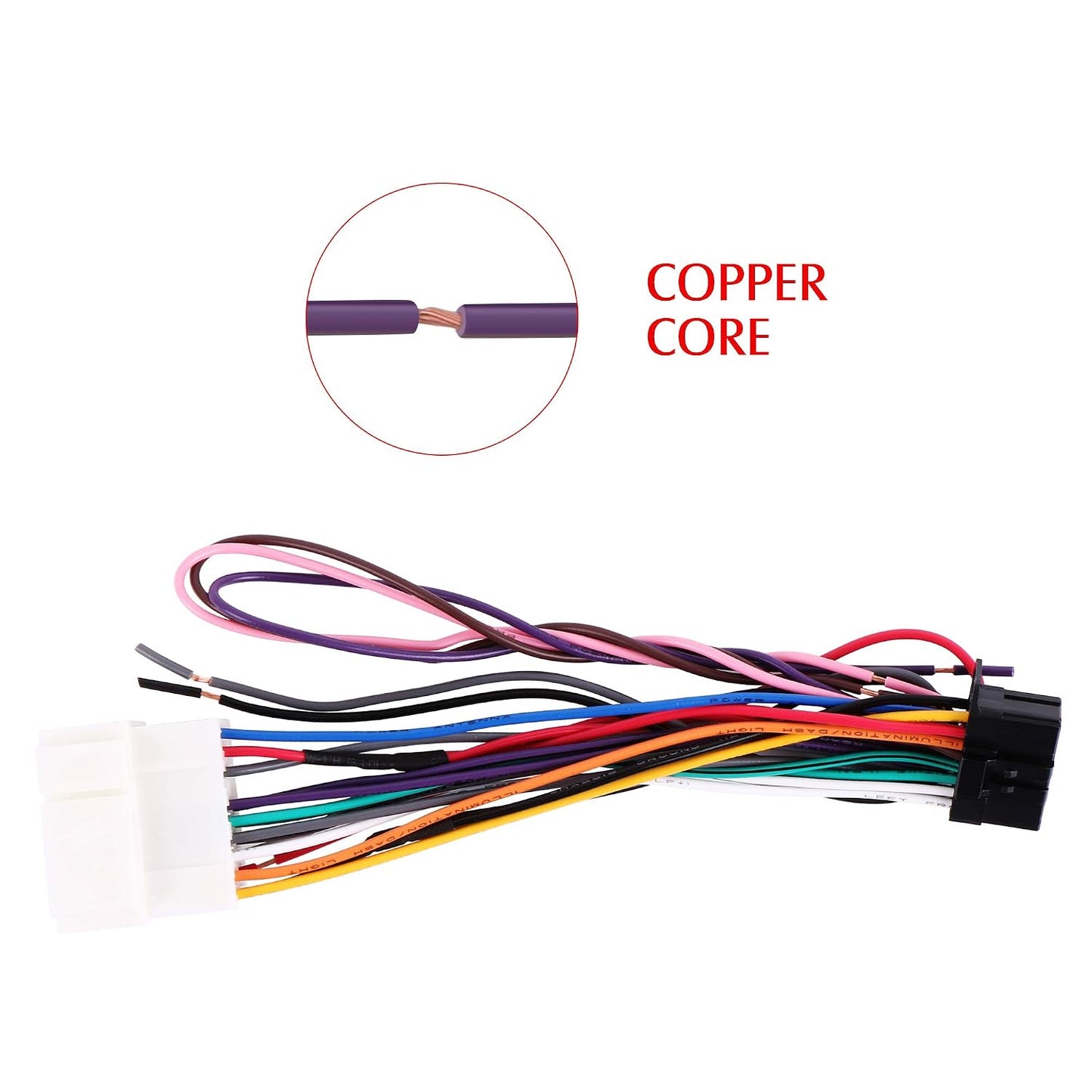 1998-2011 RDBS Car Wire Harness Kit to Install an Aftermarket Stereo Receiver Fit for Hon.da and Acura Vehicles
