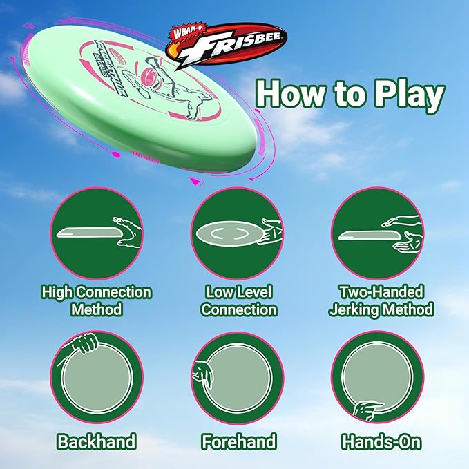 Wham-O Frisbee Ultimate Training Disc, Sports Flying Disc 160g, 10.5 Inch Durable and Flexible Compedition Disc for Outdoor Beach Backyard Family Fun