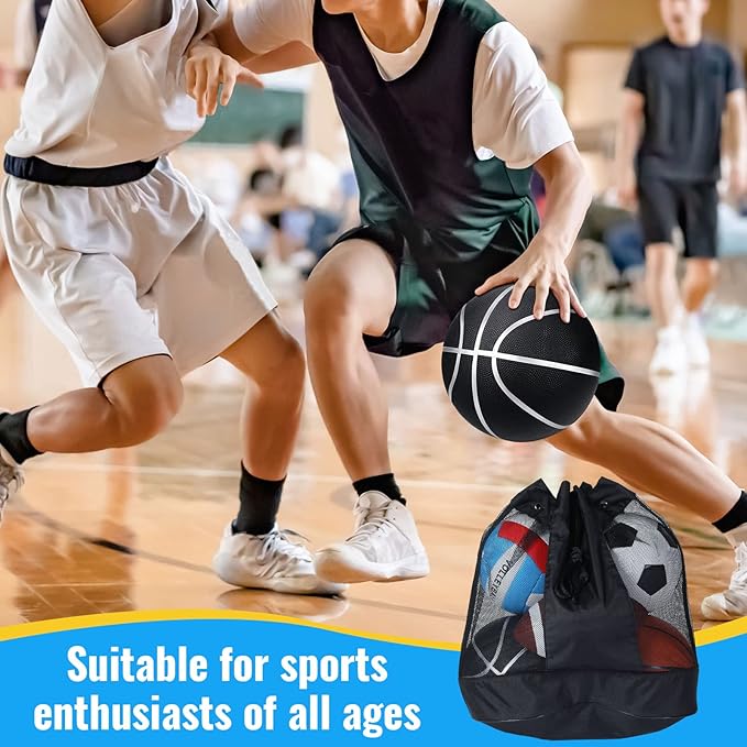 Jerify 4 Pcs Sport Balls Set Official Size Athletic Balls Include Soccer, Football, Basketball, Volleyball for Indoor Outdoor Game Youth Adult Operation Christmas Ball Gifts