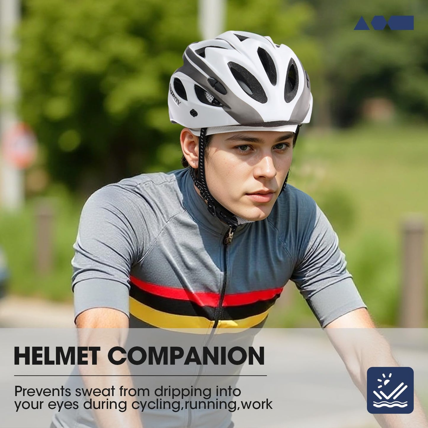 SUNMECI 2 Pcs Cooling Breathable Mesh Skull Cap for Men Women Lightweight Quick Dry Cycling Moto Helmet Hard Hat Liner