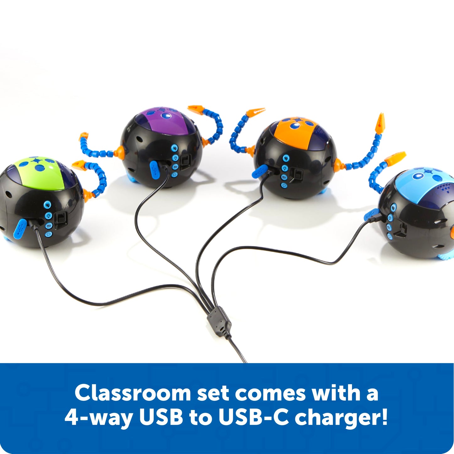 Learning Resources Cooper the STEM Robot Classroom Pack – Rechargeable Educational Coding Robot Toy for Elementary School, Coding Toys for Kids, Robotics Kits for Kids Age 5-7