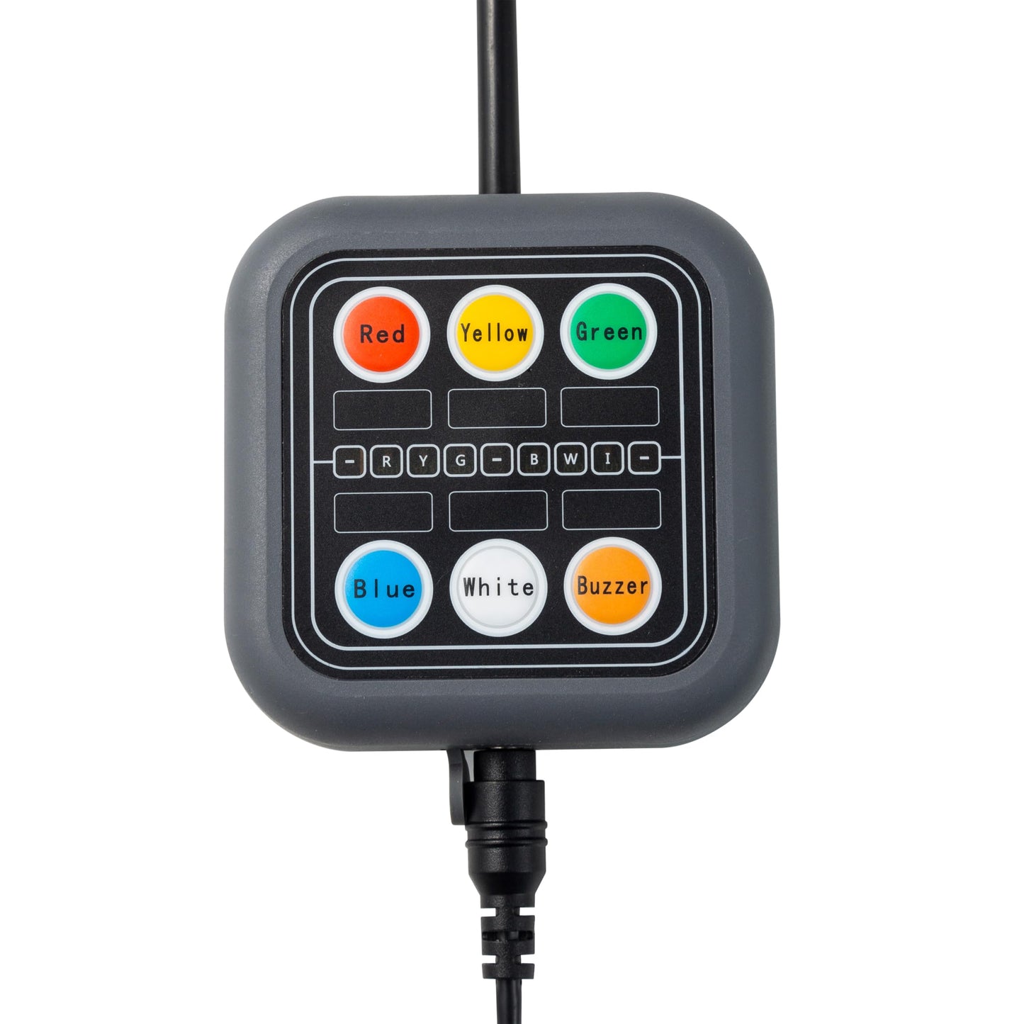 ANDONT 4-Stack LED Andon Tower Signal Light with Buzzer, Red/Yellow/Green/Blue, On/Off/Flash, Control Box, Mean Well Industrial Power Adapter 6 ft & 16 ft Extension Cord, Plug-and-Play