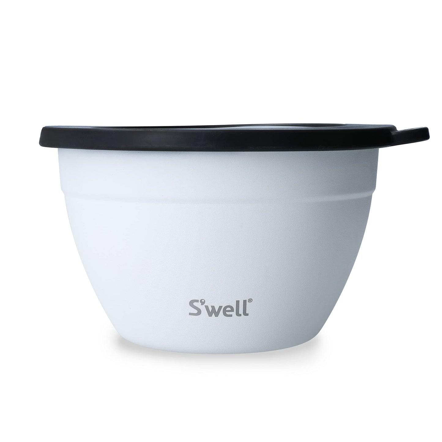 S'well lifetime brands europe limited Salad Bowl Kit, Moonstone, 1.9L - Salad Lunch Box with Condiment Container and Removable Tray - Leak-Proof and Dishwasher Safe
