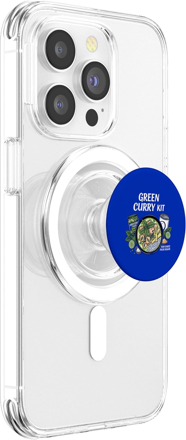 Cultural Food Kits for Asian Food Cultures T-Shirt Green Curry Kit Food Thai Meal Ingredients PopSockets PopGrip