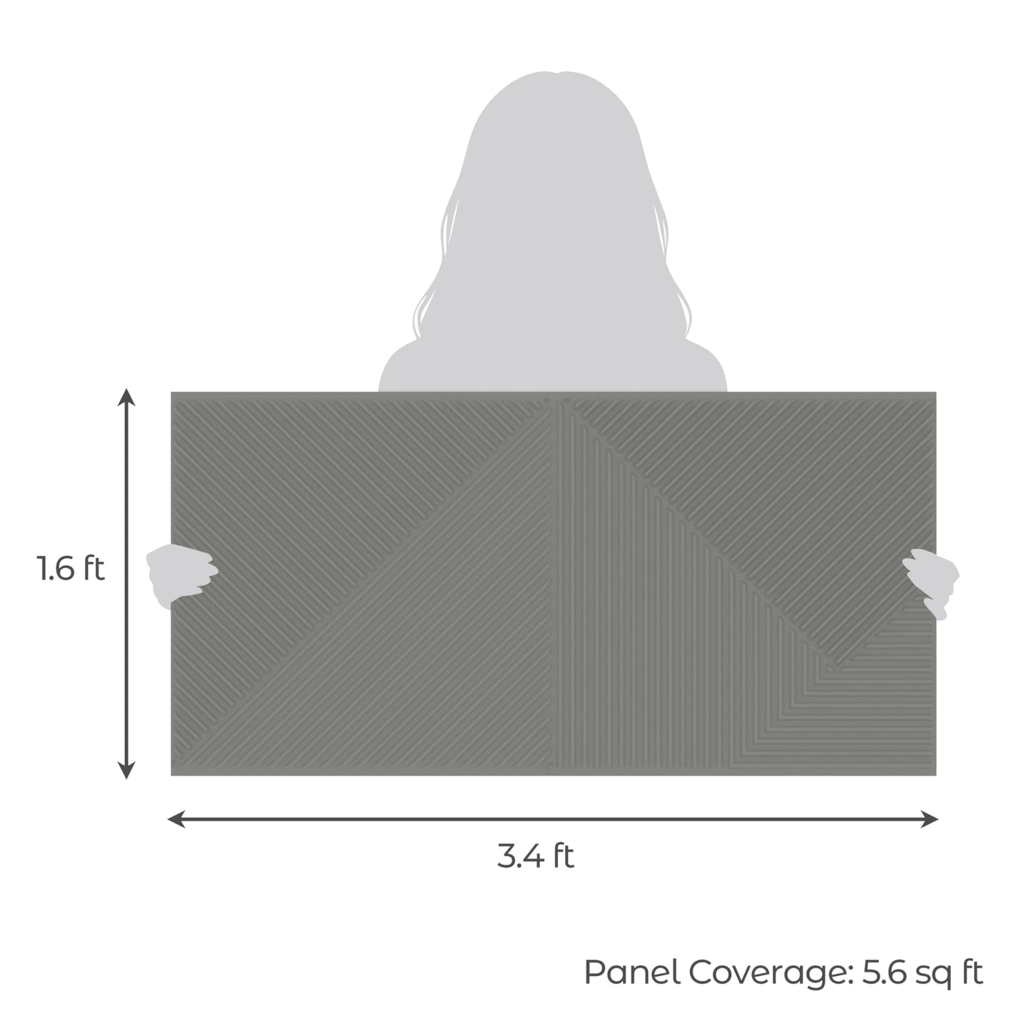Dundee Deco 3D Peel and Stick Wall Panels - Soft-Touch Matte Finish, 1.6 ft X 3.4 ft, Thick Self-Adhesive Panels for Home & Commercial Interiors - Rose Taupe - Set of 10, Covers 55 sq ft