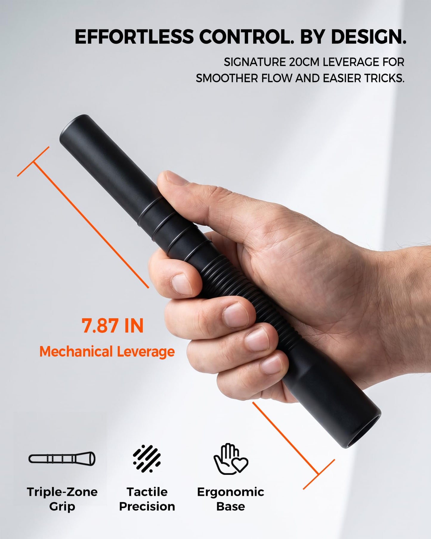 YUEDONG Soft Beaded Jump Rope - World Champion Luke Boon Recommended, Adjustable Tangle-Free, Pain-Free TPU Beads & Anti-Slip Long Handles, Fitness Workout for Adults Kids with Carry Bag(BLACK)