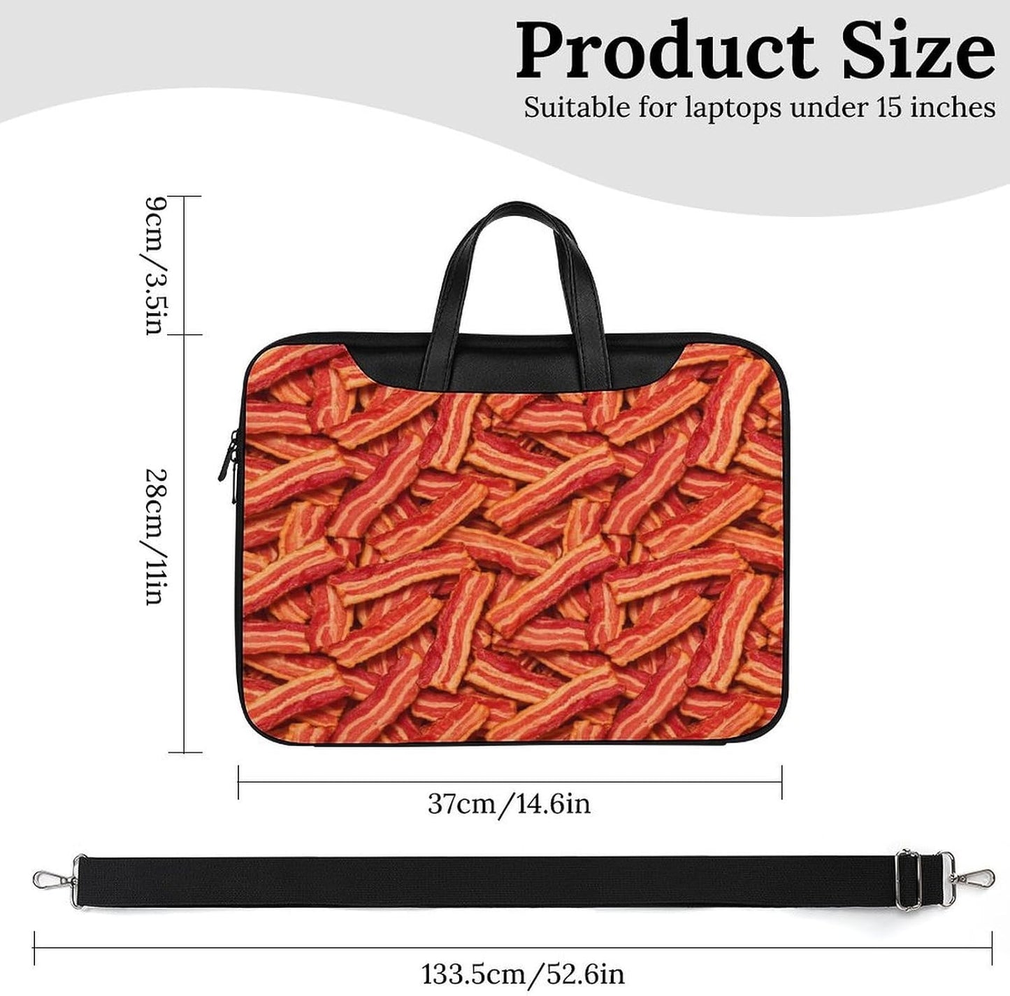 SEBNATAL Fashion Laptop Bags for Adult, Waterproof Computer Bag, Work Shoulder Bag for Business Accessories