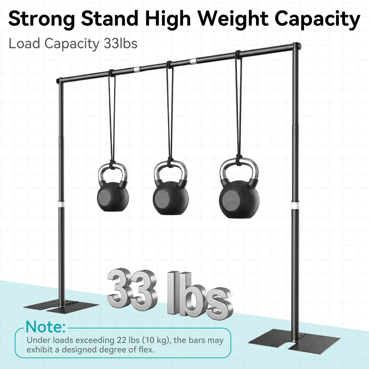 Fotoumgl 10x10ft Pipe and Drape Stand Kit, Adjustable Heavy Duty Backdrop Stand with Metal Steel Flat Base, Large Extendable Sturdy Photo Background Stand Frame for Wedding Parties Banner Photography