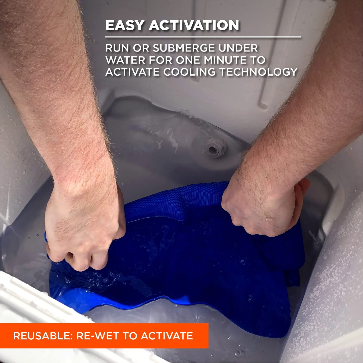 Ergodyne 6210 Phase Change Lightweight Cooling Ice Vest, Cooling Relief for All Environments, Cooling Towel Included
