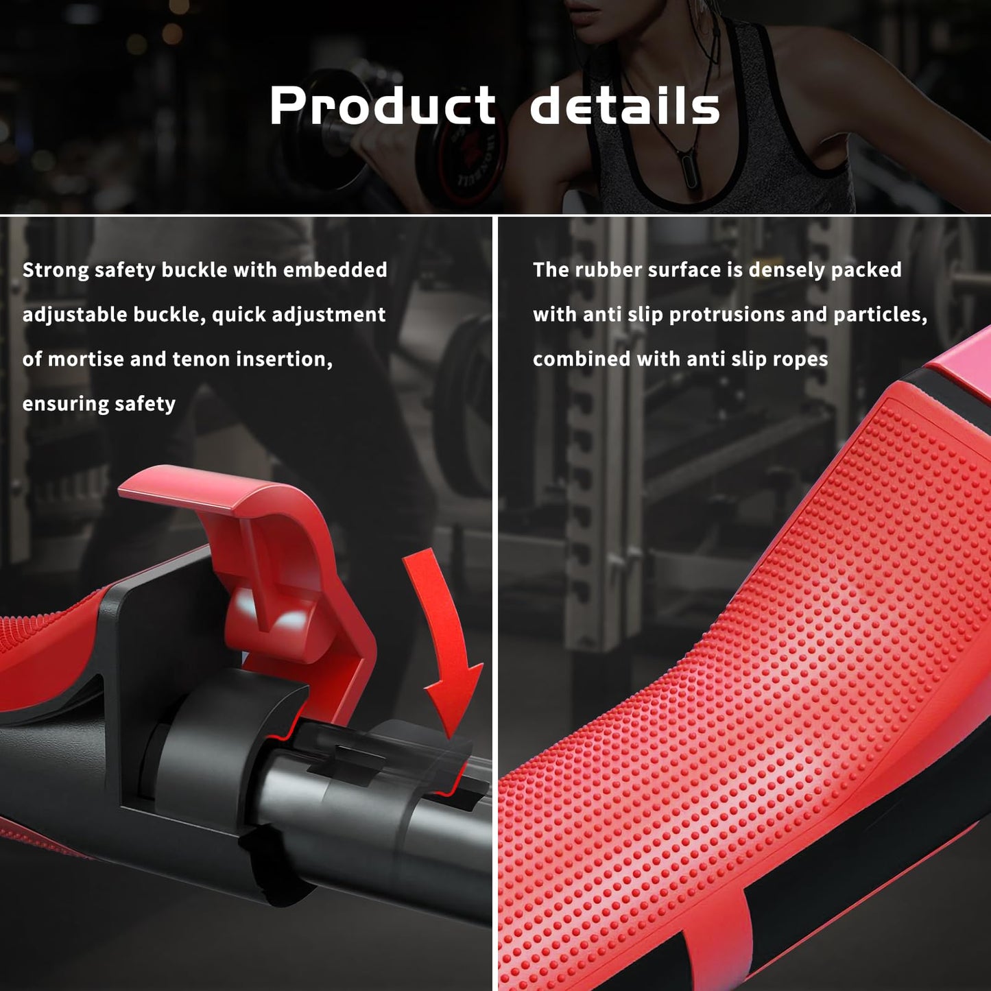 Adjustable Power Twist Bar - Upper Body Expander Equipment for Arm Chest, Spring Shoulder Forearm Bicep Strength Exercise Workout Training 66-110lb