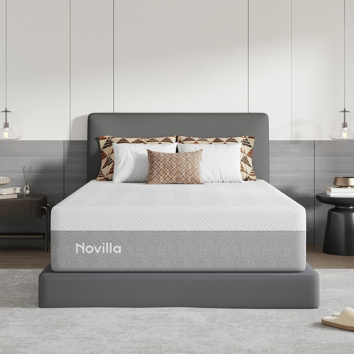 Novilla Mattress - 14 Inch Gel Memory Foam Full Size | Supportive, Pressure-Relieving Comfort