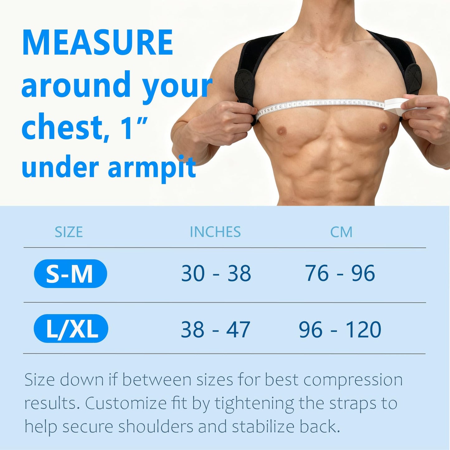 FvaPemm Posture Corrector for Women Men, Copper Upper Back Brace, Back Straightener Support Correcting Hunchback and Bad Posture, Back Pain Relief for Neck, Shoulder, Clavicle, Black, L/XL