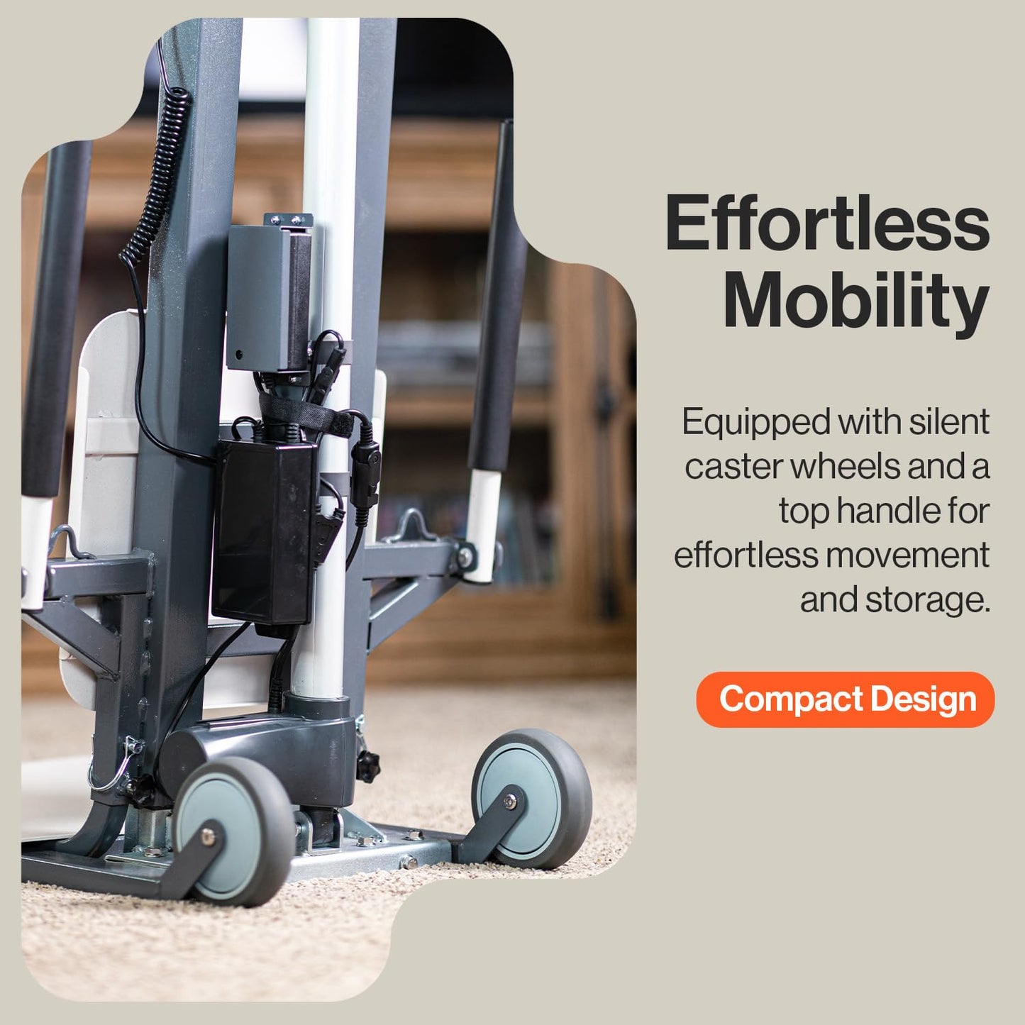 SuperHandy Material Lift Winch Stacker & GoRise Electric Floor to Stand Lift – 500 Lbs Capacity, Standing Assistance（Bundle Deal）