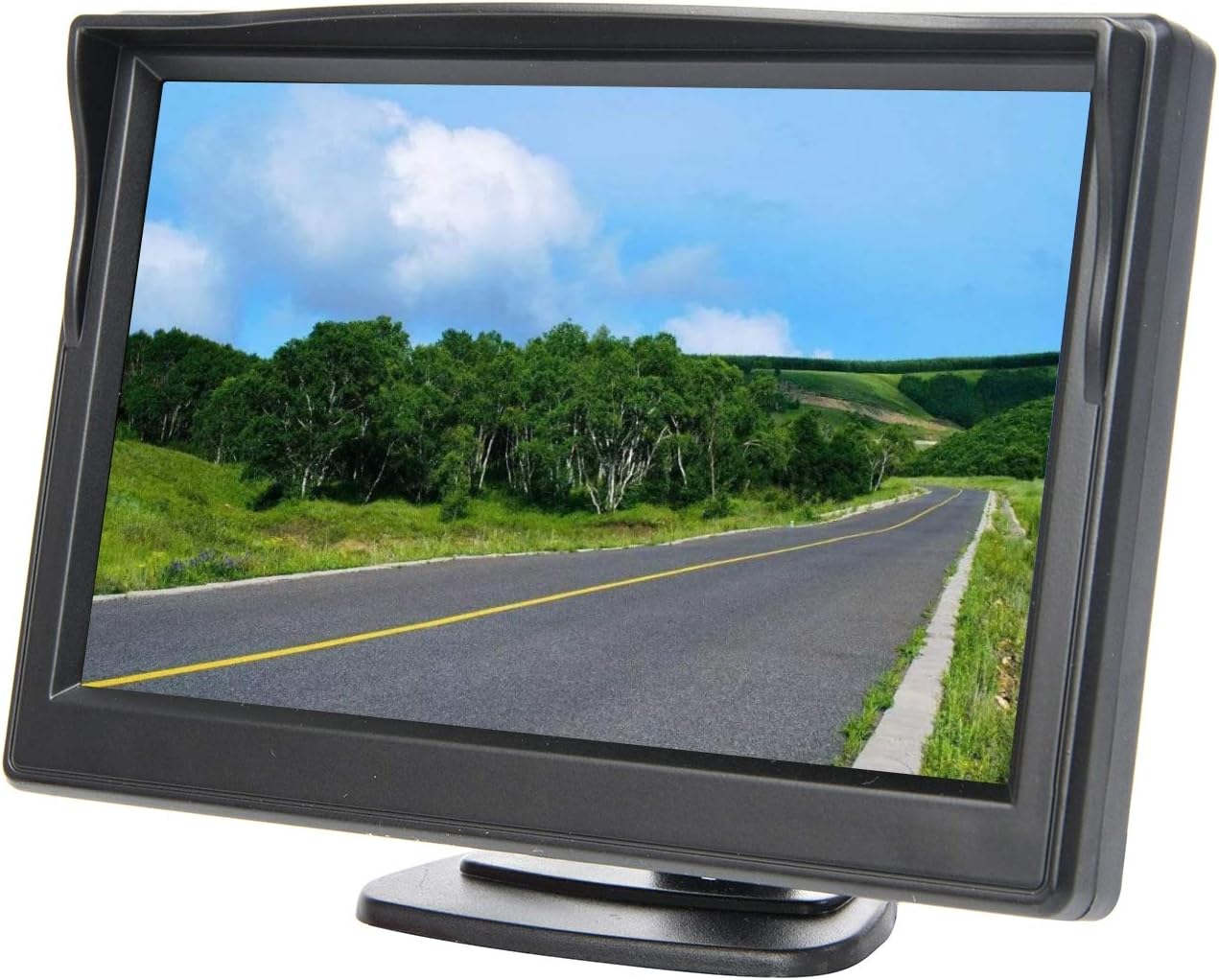 Yasoca 5 Inch 2 TFT LCD Car Color Rear View Monitor Screen for Parking Rear View Backup Camera with Optional