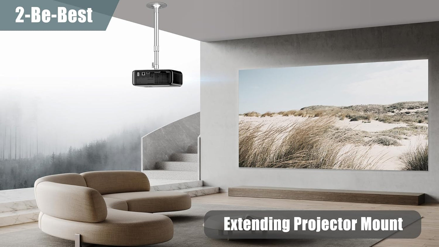 2-Be-Best Mount,14-24in 37-62cm 360 Upgraded Projector / Projector Ceiling Mount Extendable Ceiling Projectors Mounts