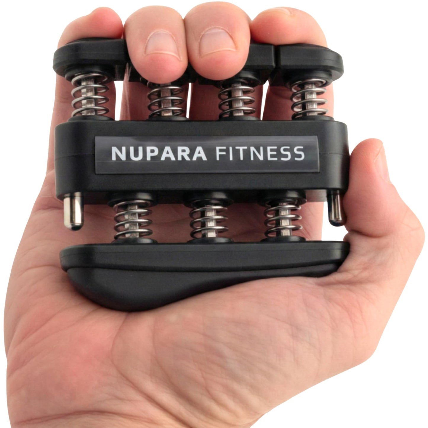 NUPARA FITNESS Grip Strength Trainer - Hand Strengthening Device, Forearm Strengthener, and Finger Trainer. Hand Gripper Strengthener and Guitar Finger Exerciser.