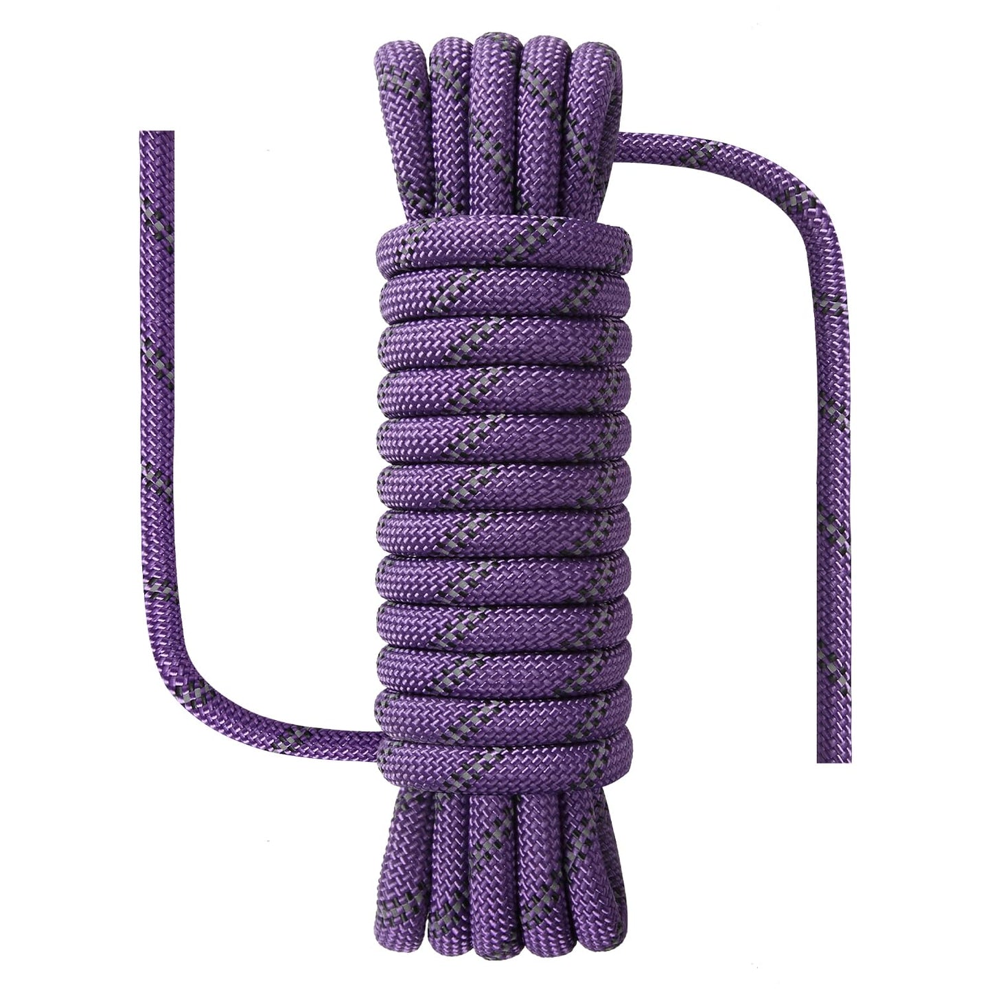 NorthPada Waterproof Rope, Nylon, 1/2 in x 16 ft, 18 kN, Reflective Purple, Floating, for Boating, Marine, Mooring, Kayak, Canoe, Paddleboard
