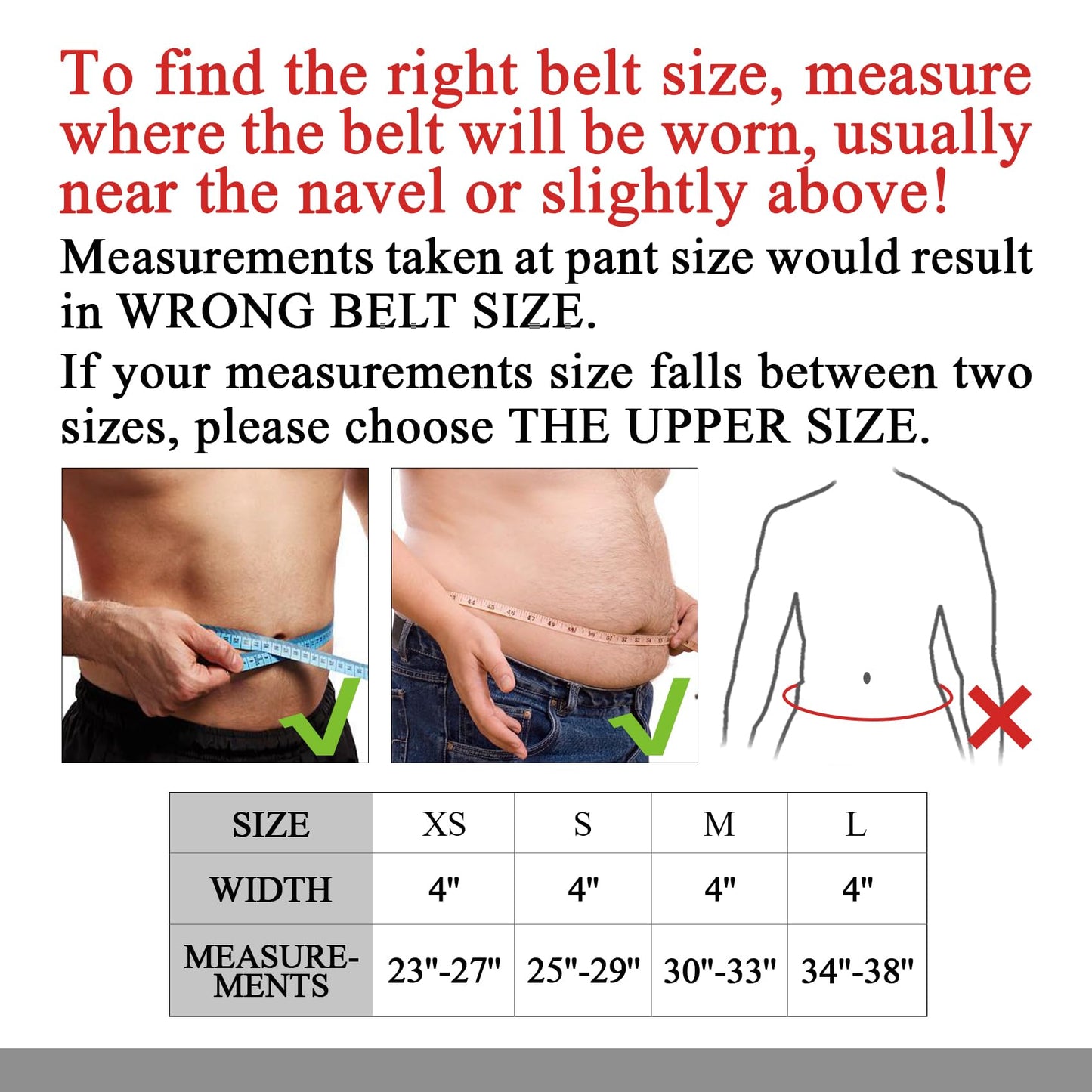 Leather Weightlifting Belt, 10 Adjustable Holes, 4”Width, Double Prong Power Belt for Gym Bodybuilding, weightlifting, powerlifting, squats and deadlifts (Blue, XS (23"-27"))
