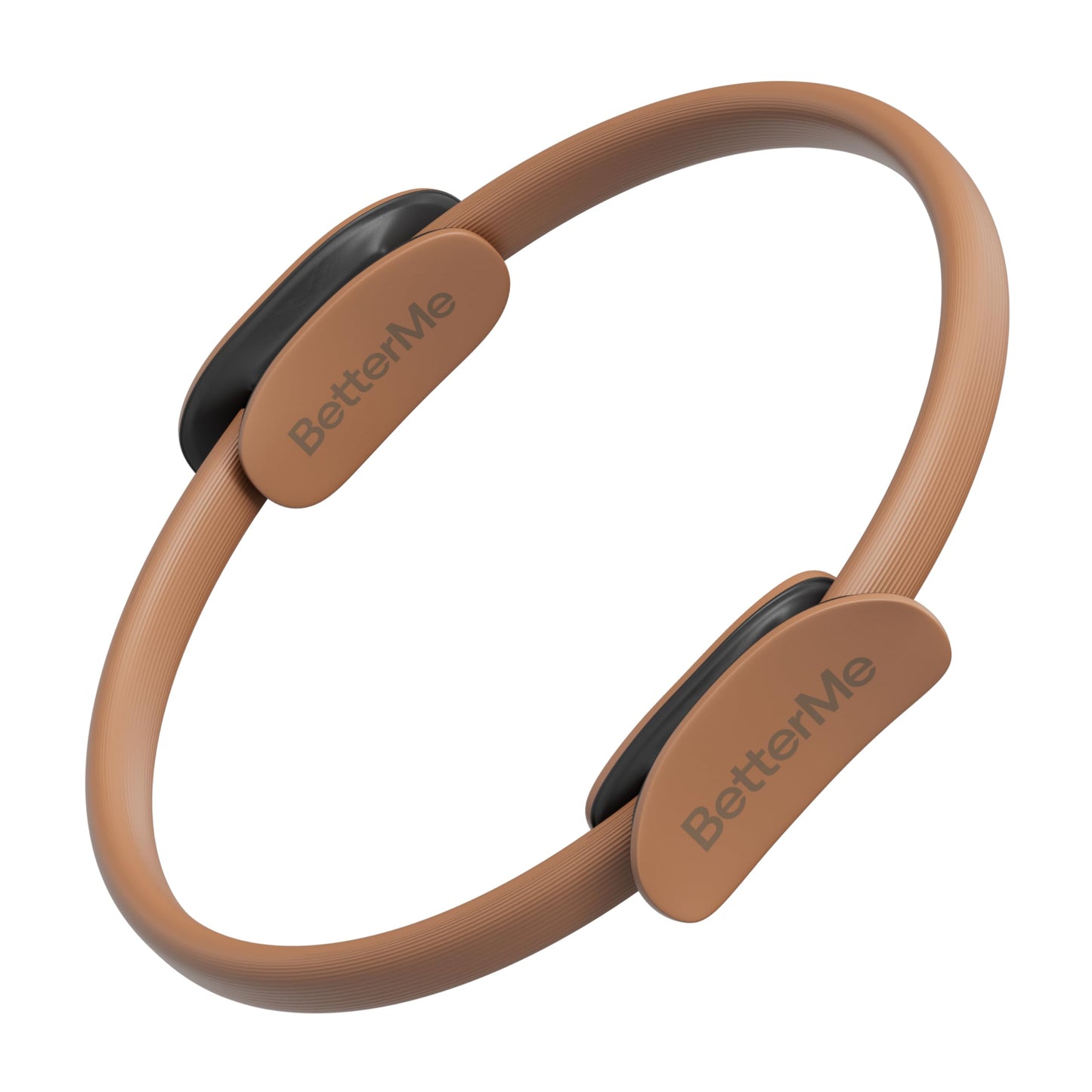 BetterMe Toning Pilates Ring – Magic Circle Pilates Ring for Strength & Flexibility – 15 Inch Fitness Ring for Home Pilates & Yoga Workouts (Mocha)