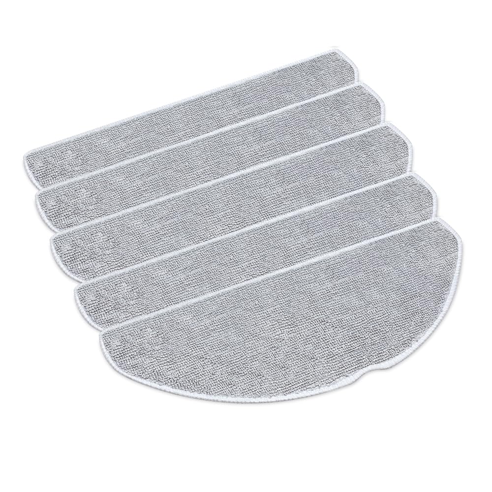 Tapo Washable Mop Cloth Replacement, Comes with Easy to Replace 5x Washable Mop Cloths, Compatible with Tapo RV30 Max Plus, Tapo RV30 Max, Tapo RV20 Max Plus, and Tapo RV20 Max Plus