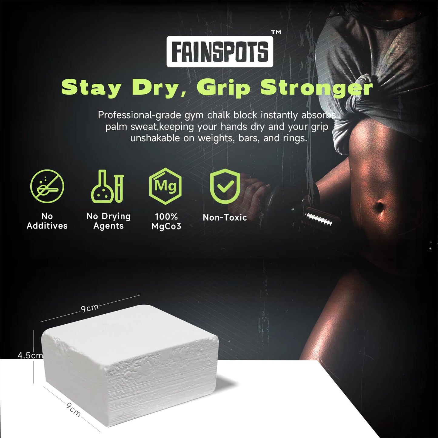 Gym Chalk Magnesium for Weight Lifting Chalk Powder，Magnesium Carbonate Athletic Chalk Block 8 Pcs Gifts for Rock Climbers Excellent Grip, Chalk Block for Gymnastics, Bouldering,Rock Climbing