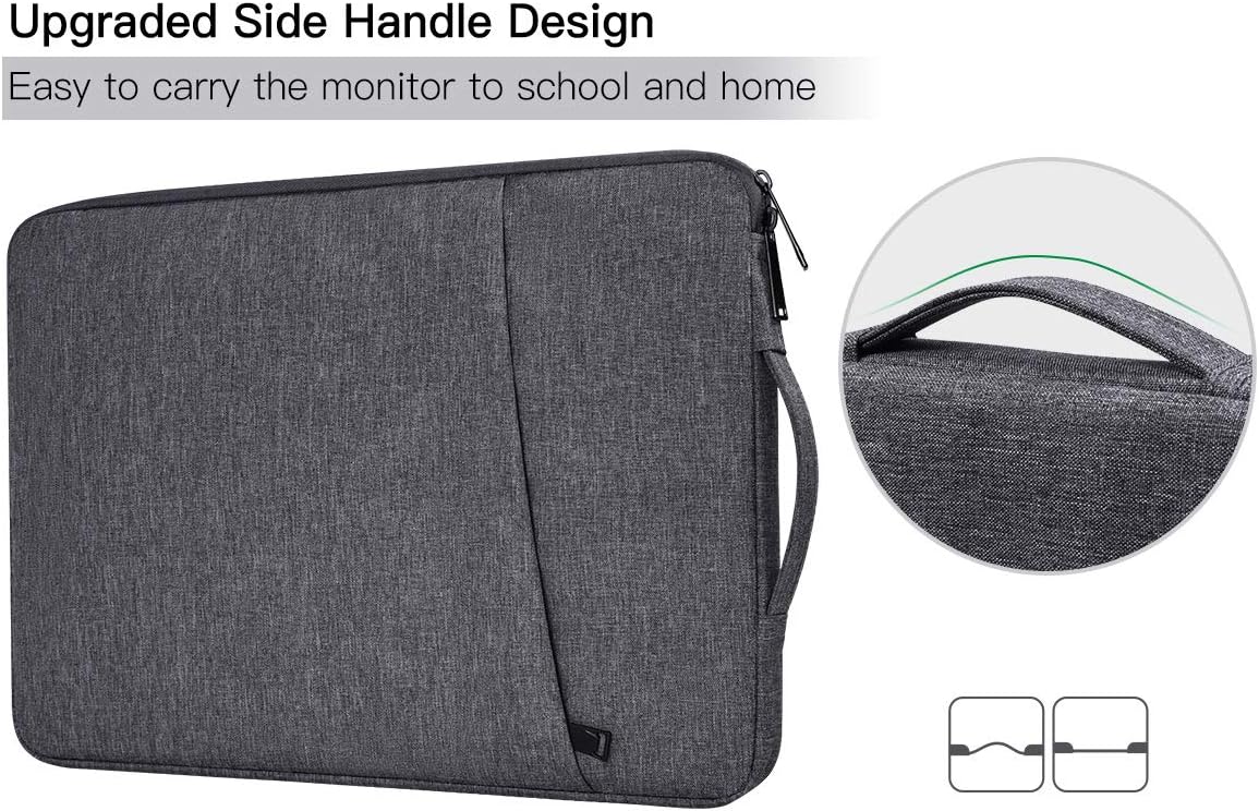 CaseDeer 17.3 Inch, Portable Monitor Case Carrying Computer Bag Compatible with ASUS ViewSonic Portable Monitor, Space