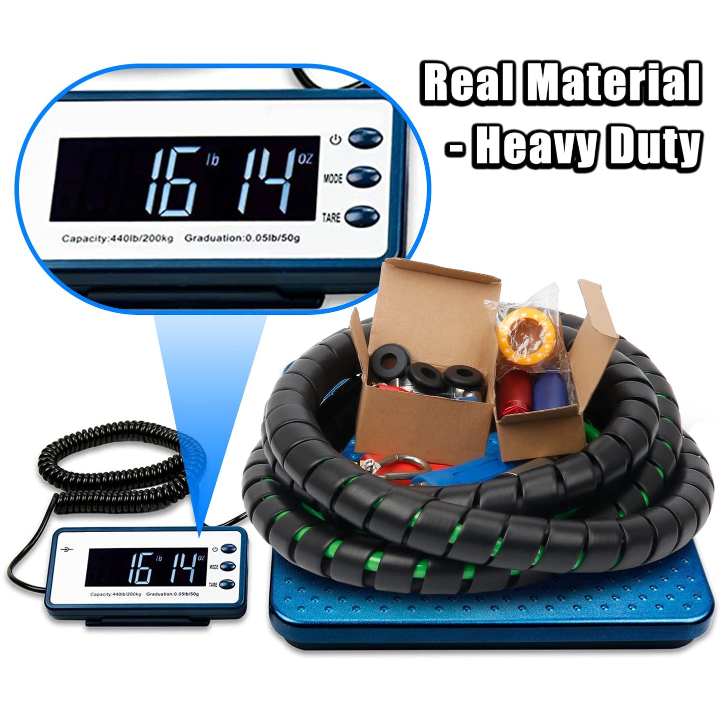 YiaChuii 15ft 3 in 1 ABS & Power Air Line Hose with Glad Hands & Gladhand Handles for Tractor Trailer Semi Truck
