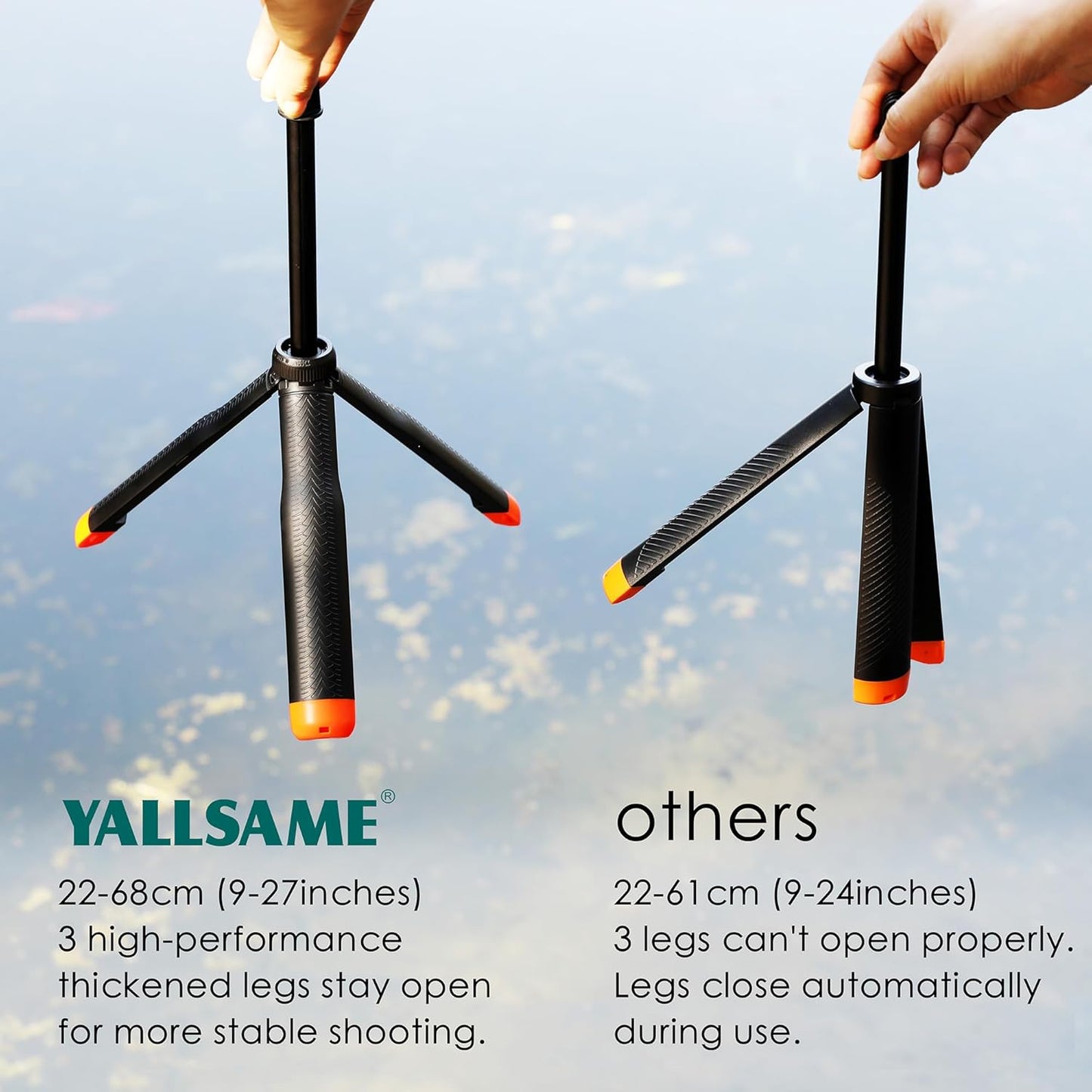 YALLSAME 13 12 11 10 9 8 6 5 4, EK7000, 4 1 Floating Selfie Stick for GoPro Hero Mini Max Fusion Session, DJI OSMO