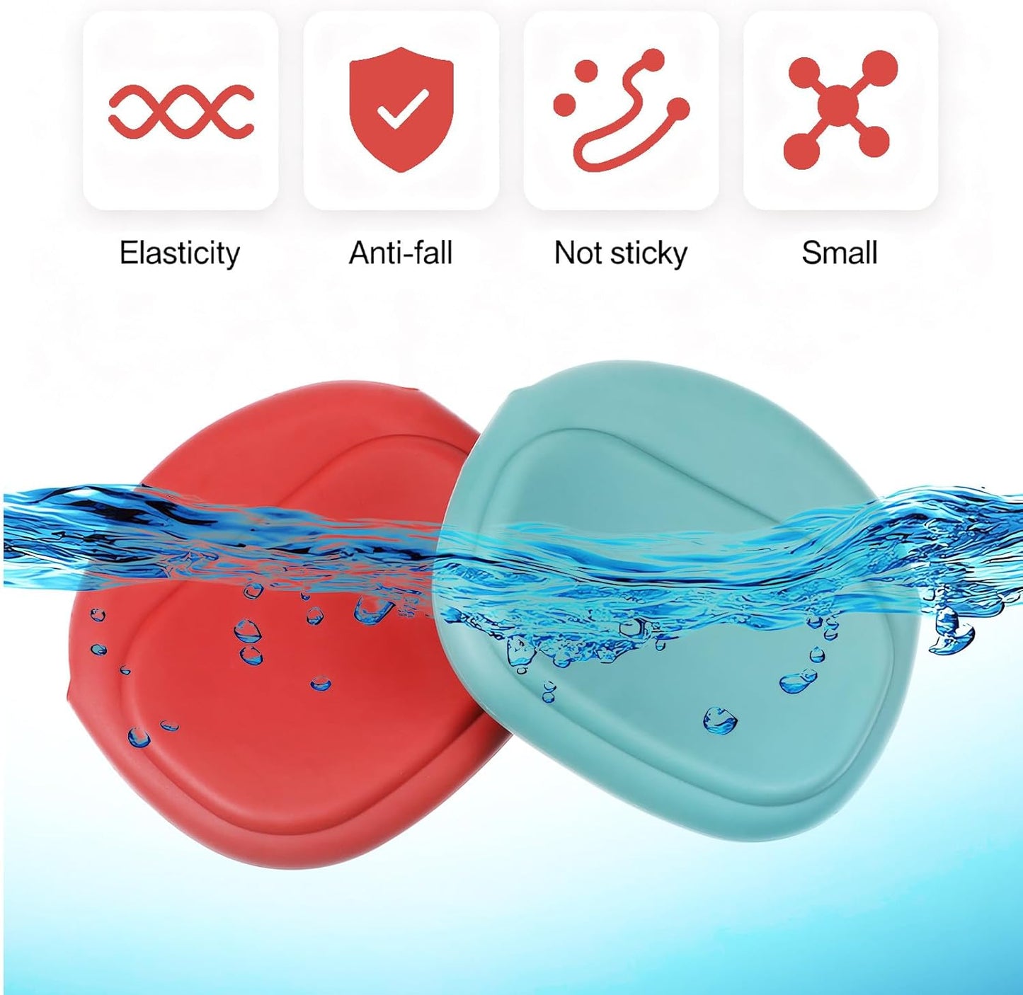 Sibba 2 Silicone Headphone Organizer PCS Wired Headphones Cases Mini Earbud Case Storage Pouch for Data Cables Keys