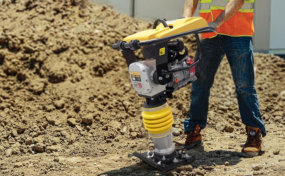 HOC GTR80 GX160 5.5 HP Jumping Jack Tamping Rammer (GTR80 Jumping Jack)