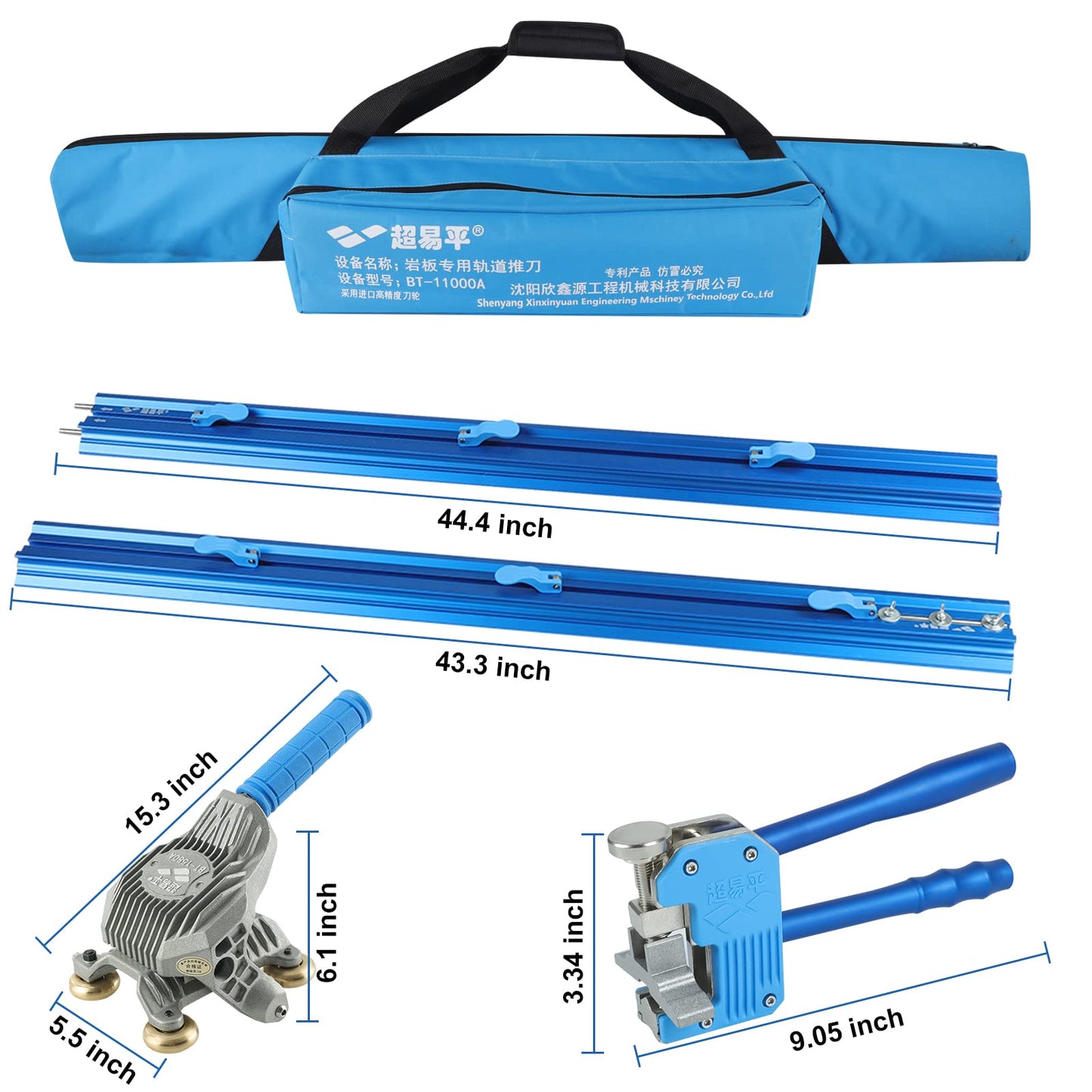 Ceramic Tile Cutter Machine YSJWAER - Manual Cutting Tool for Large Ceramic Porcelain Up to 87"