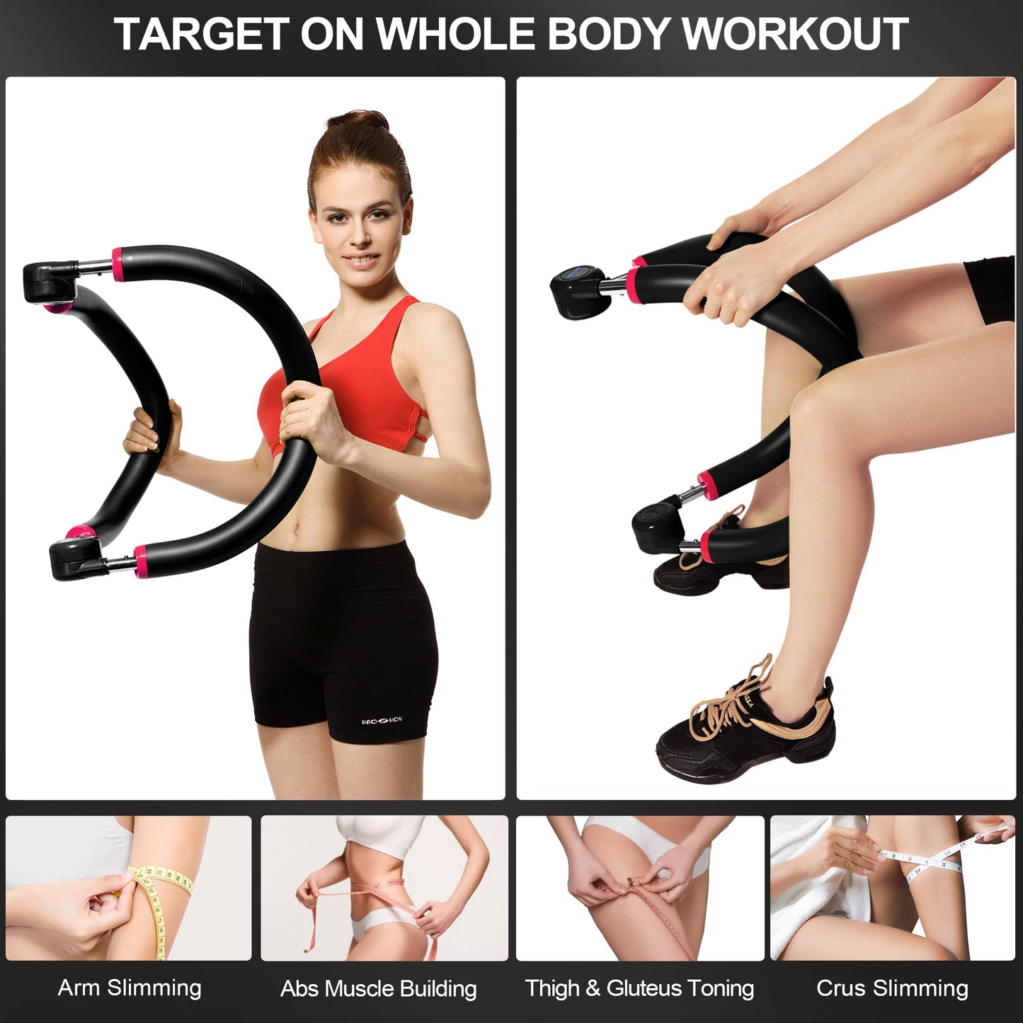 eHUPOO Ab Machine,Adjustable Sit Up Exercise Equipment For Stomach Workout, Adjustable Ab Workout Equipment, Abdominal & Strength Trainer For Men & Women Home Fitness Exercise .US Patented