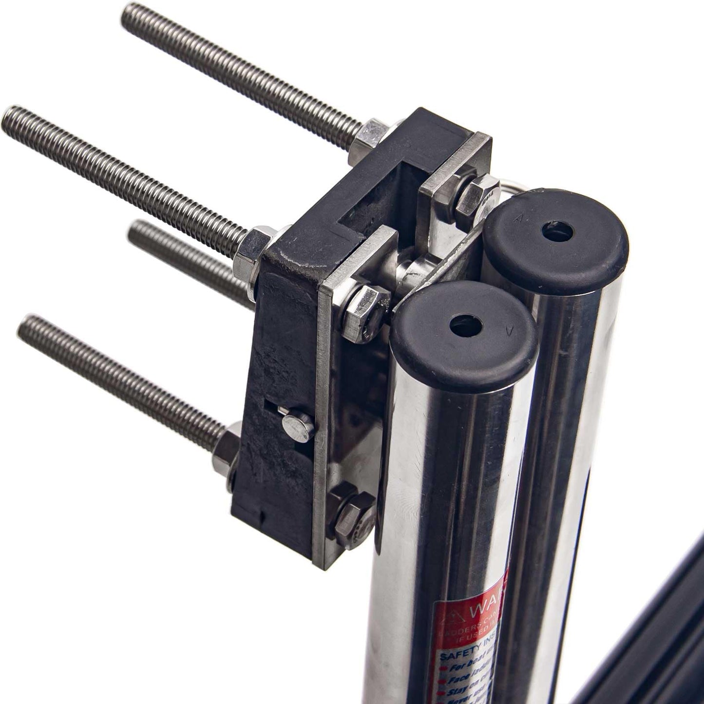 Mojiate 3-Step Stainless Steel Dive Ladder - Heavy Duty Telescoping Boat Ladder for Marine, Yacht, RV, Pontoon & Pool Use