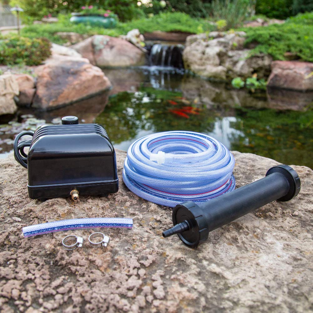 Aquascape Pro Air 20 Pond Aerator and Aeration Kit with Tubing and Self-Cleaning Diffuser, Out-Door Rated| 61009