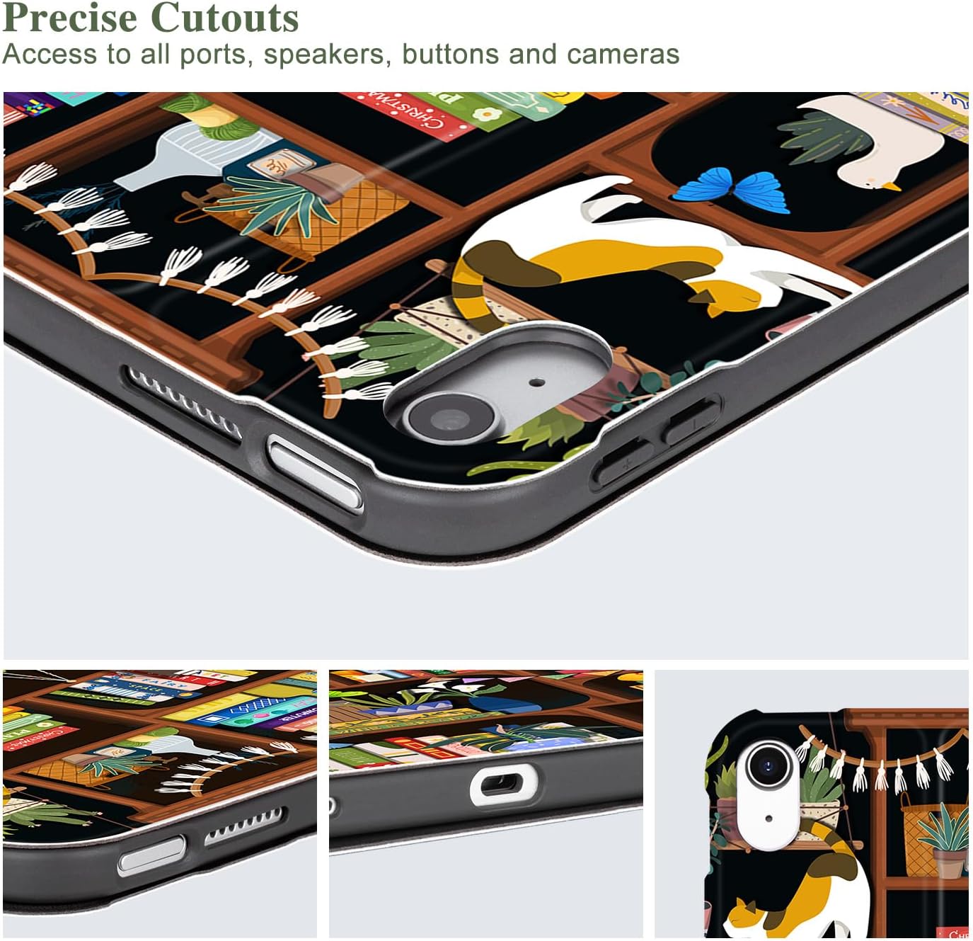 Vimorco 10th/ (A16) 11th Cozy 11th/10th 11th/10th for iPad Generation Case, Cats for iPad Case Generation Support Touch