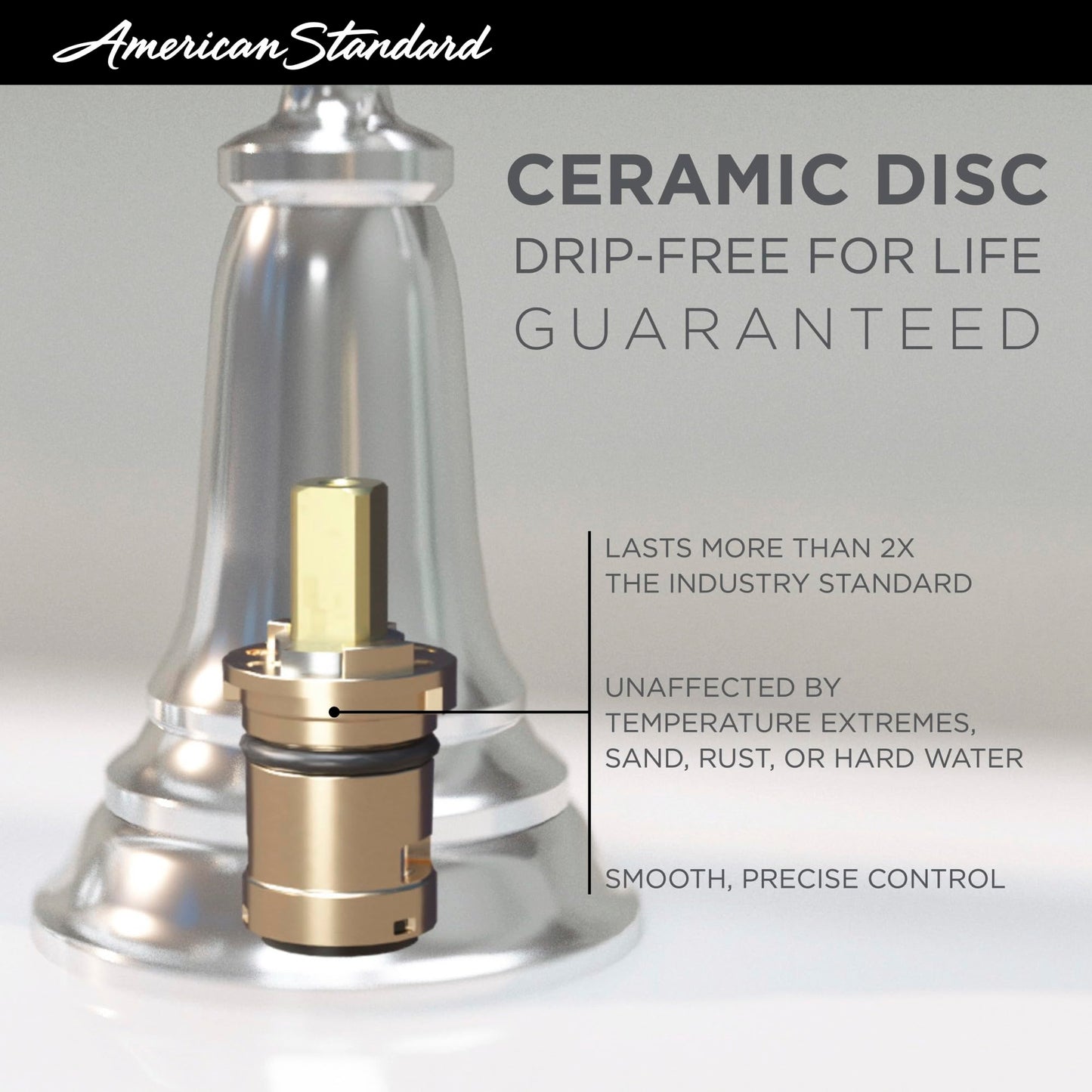 American Standard TU353507.295 Townsend Trim Kit with Water-Saving Shower Head and Cartridge, Brushed Nickel