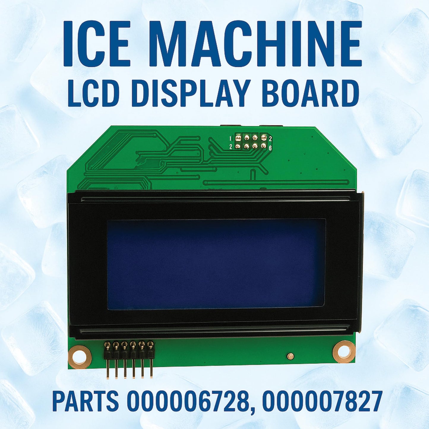 IMM Replacement for Manitowoc Control Board LCD Display 000006728 000007827 Without Housing