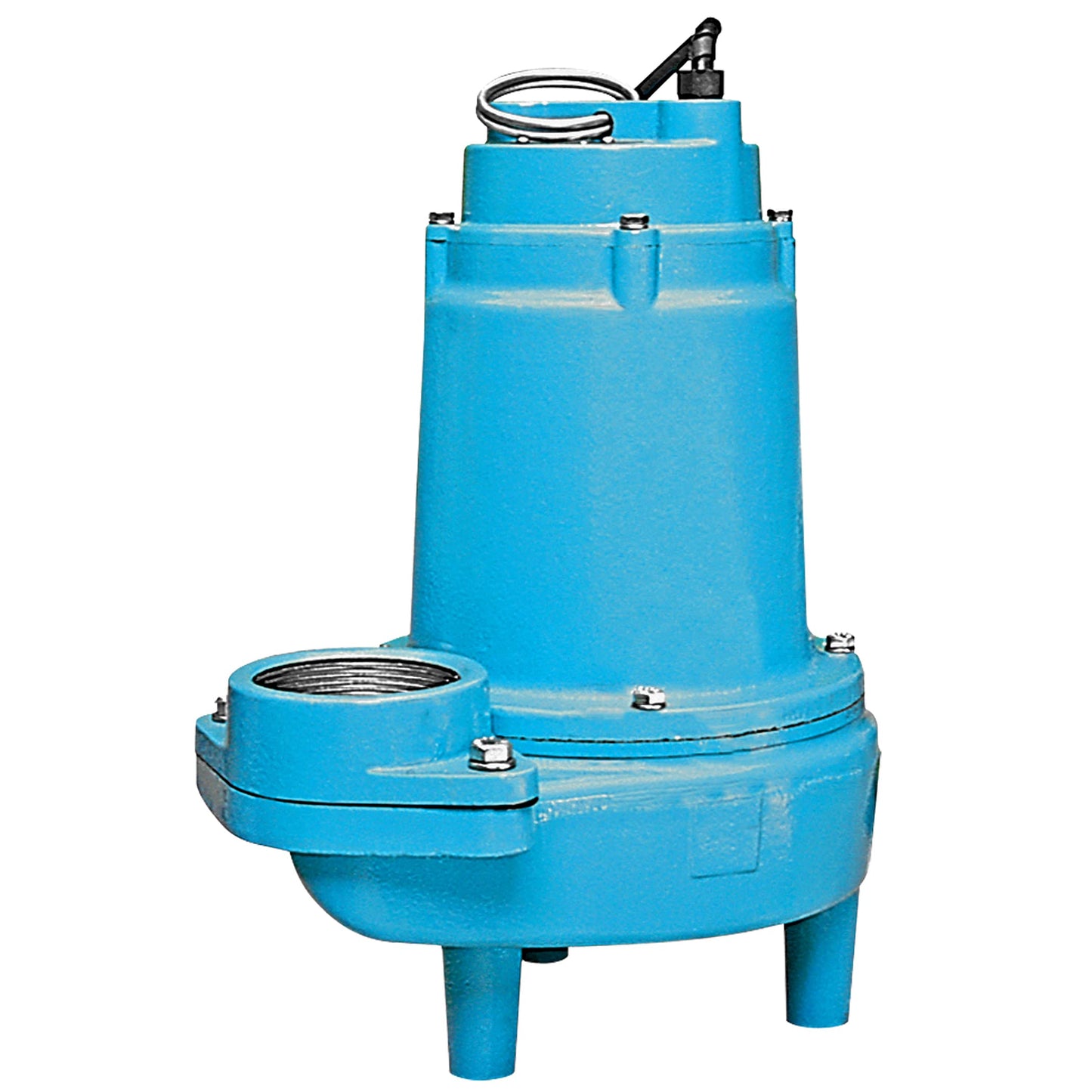 Little Giant 14S-CIM, 115 Volt, 1/2 HP, 6000 GPH Manual Submersible Sewage Ejector Pump, 20-Foot Power Cord, 3-Inch Discharge, Blue, 514420