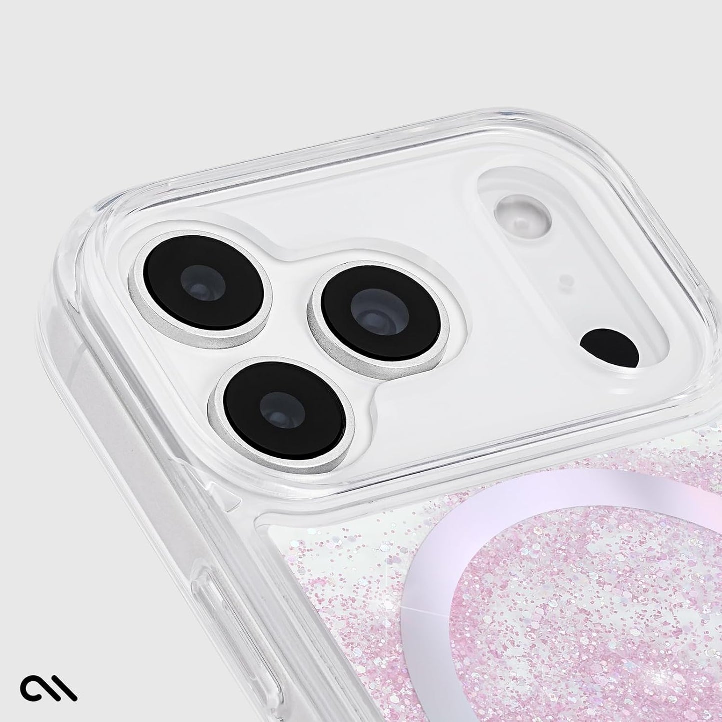 Case-Mate 17 12ft 17 Soap Bubble iPhone Pro Case [Compatible with MagSafe] - Liquid Glitter Phone Case with Drop