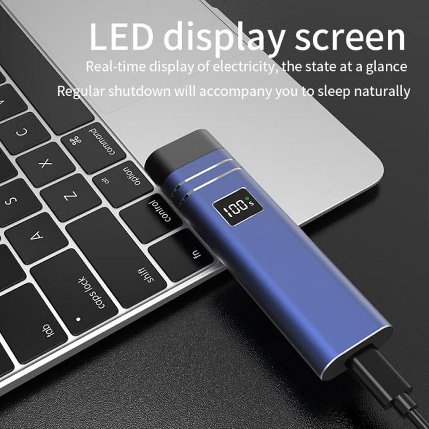 FOSA Pillow Speaker, Bone Conduction Stereo, Portable White Noise Machine with LED Display, Long Playback Time