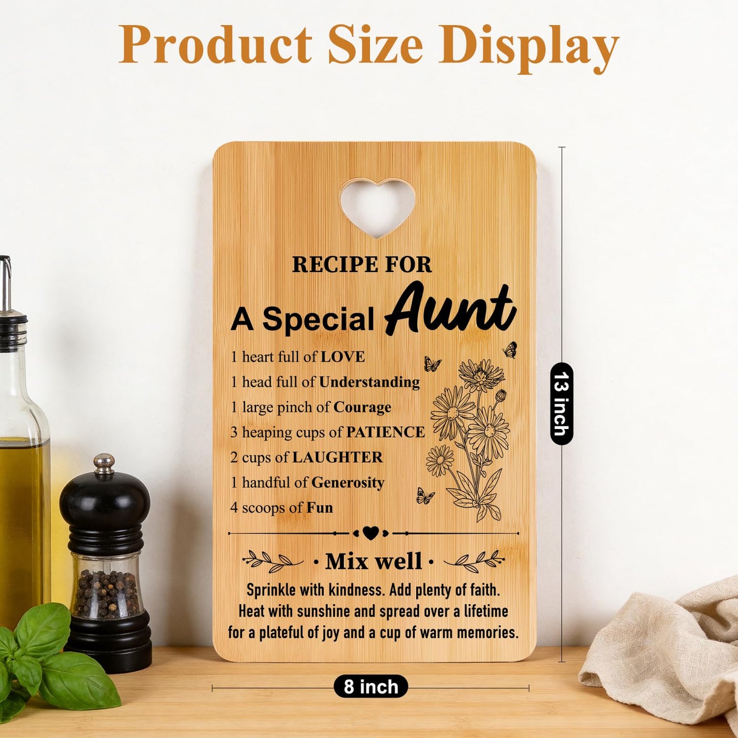 Gifts for Dad from Daughter Son Wooden Cheese Charcuterie Boards Unique Fathers Day Birthday Gifts Cool Christmas Kitchen Decor Presents for Dad Thanksgiving Xmas Gift for Father Cutting Board