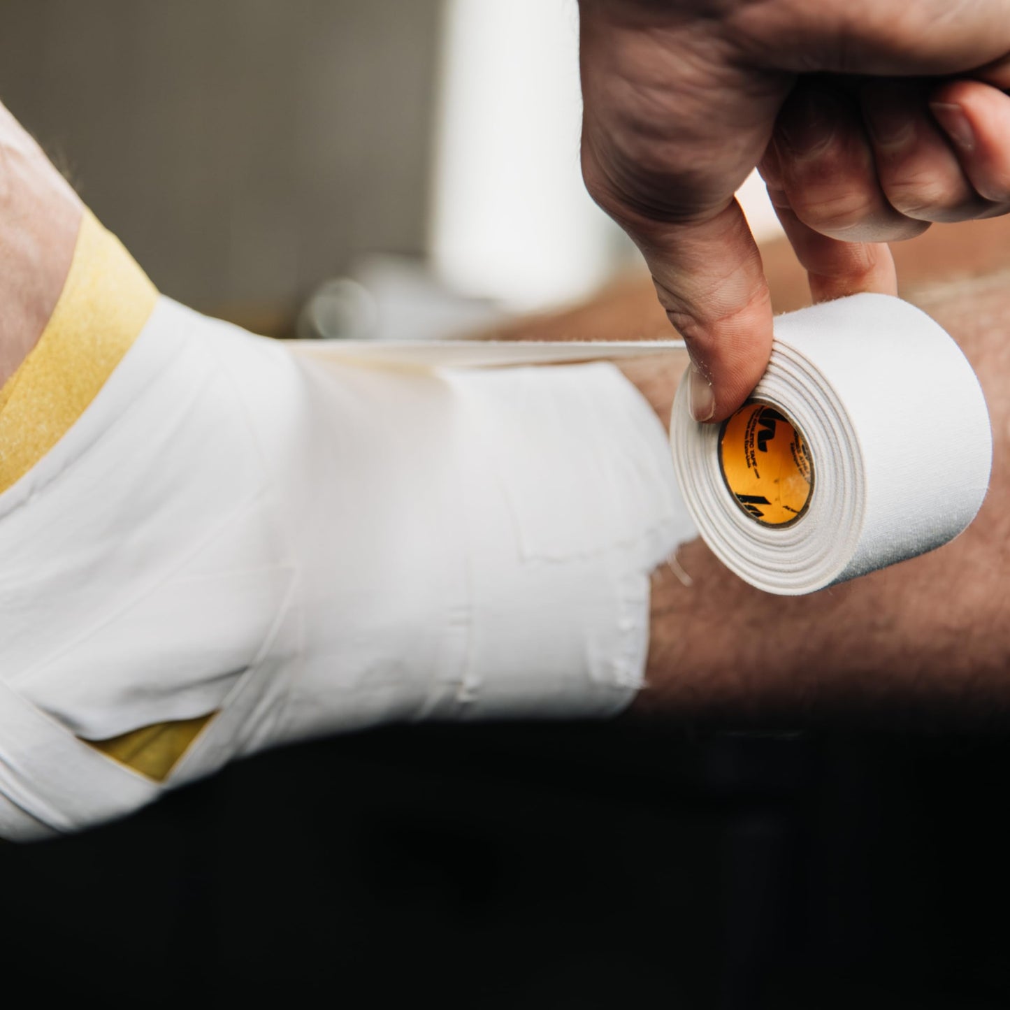Howies Athletic Tape - 2" x 15yd White Athletic Tape, Pro Grade Strength - Sports Tape for Athletes and Medical Trainers, Fingers, Ankles, Wrist, Boxing, Football, Gymnastics (4)