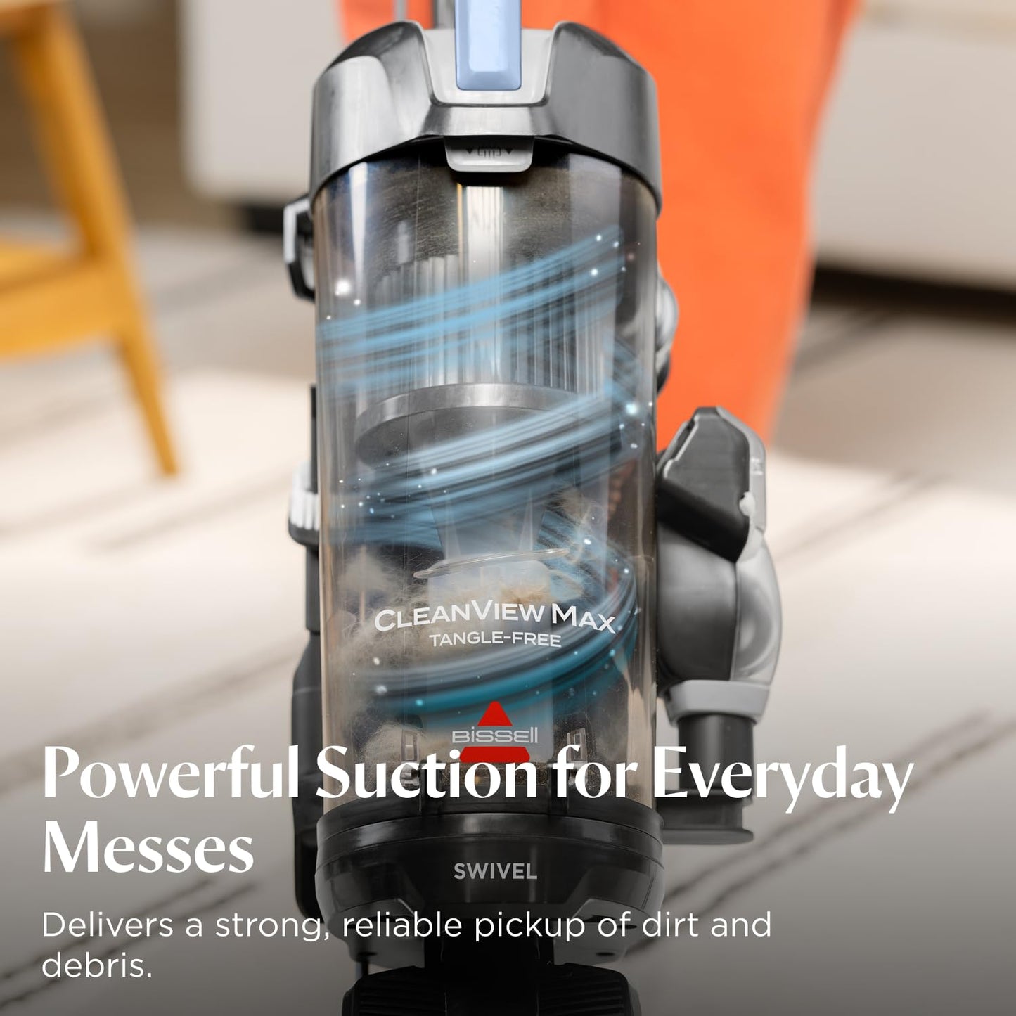 Bissell CleanView Max Tangle-Free with LED Headlights, Active Extension Wand, Tangle-Free Brush Roll, Included pet Tools, 4072L